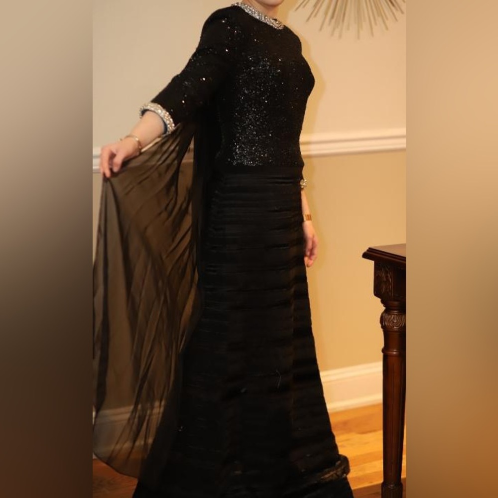 Black elegant party dress